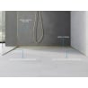 Mexen Line-B Wandabschirmleiste 120 cm rechts, gold - 185002120R