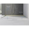 Mexen Line-B Wandablaufleiste 120 cm rechts, gebürstetes Gold - 185502120R