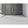 Mexen Line-B Wandeinbau-Abflussleiste 120 cm rechts, schwarz - 187002120R