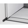 Mexen Line-B Wandablauflansch 180 cm rechts, schwarz - 187002180R