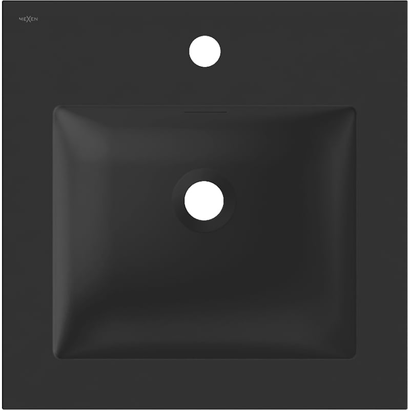 Mexen Otis Einbauwaschbecken 46 x 46,5 cm, schwarz matt - 25184571