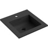 Mexen Otis Einbauwaschbecken 46 x 46,5 cm, schwarz matt - 25184571
