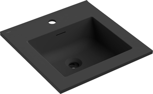 Mexen Otis Einbauwaschbecken 46 x 46,5 cm, schwarz matt - 25184571