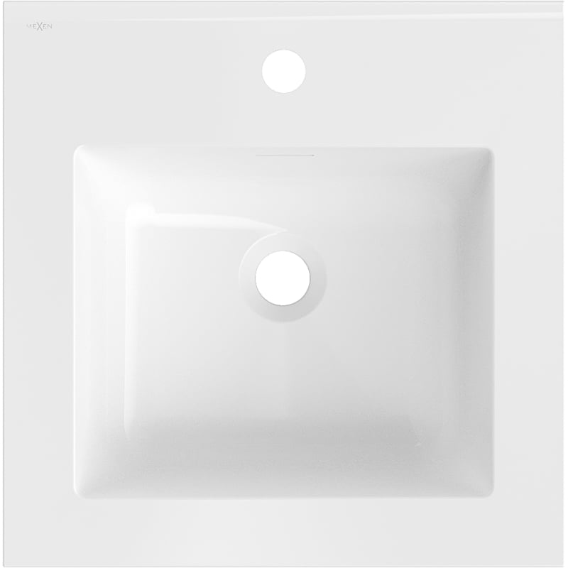 Mexen Otis Einbauwaschbecken 46 x 46,5 cm, weiß glänzend - 25184500