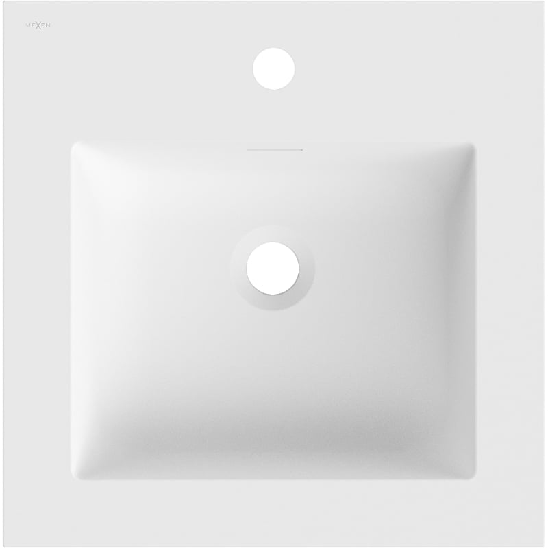 Mexen Otis Unterbauwaschbecken 46 x 46,5 cm, matt weiß - 25184501