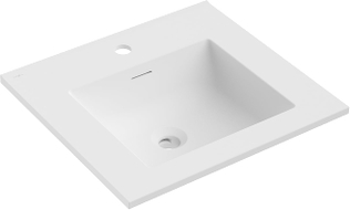 Mexen Otis eingebautes Waschbecken 51 x 46,5 cm, weiß matt - 25185001