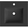 Mexen Otis Einbauwaschbecken 51 x 46,5 cm, schwarz matt - 25185071