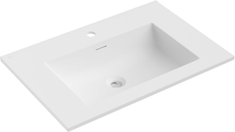 Mexen Otis Einbaubecken 71 x 46,5 cm, weiß matt - 25187001