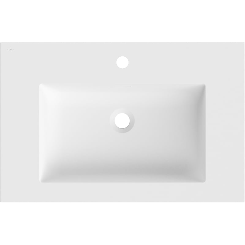 Mexen Otis Einbaubecken 71 x 46,5 cm, weiß matt - 25187001