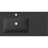 Mexen Otis Einbauwaschbecken links 91 x 46,5 cm, schwarz matt - 25189071L