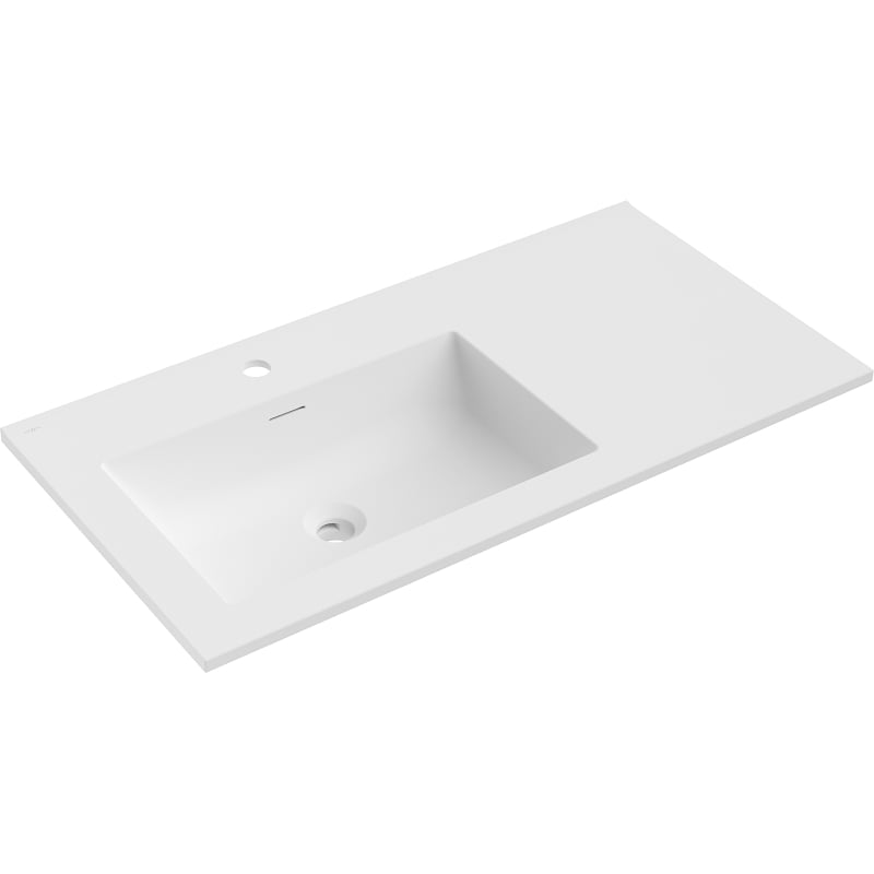 Mexen Otis Unterbauwaschbecken links 91 x 46,5 cm, weiß matt - 25189001L