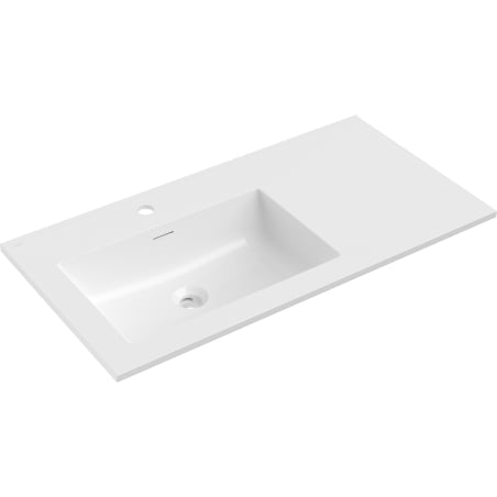 Mexen Otis Einbauwaschbecken links 91 x 46,5 cm, weiß glänzend - 25189000L