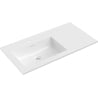 Mexen Otis Einbauwaschbecken links 91 x 46,5 cm, weiß glänzend - 25189000L