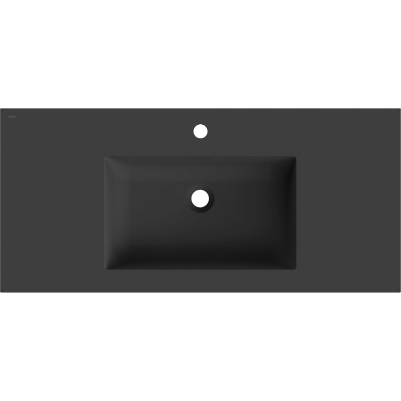 Mexen Otis Einbauwaschbecken 101 x 46,5 cm, schwarz matt - 25181071