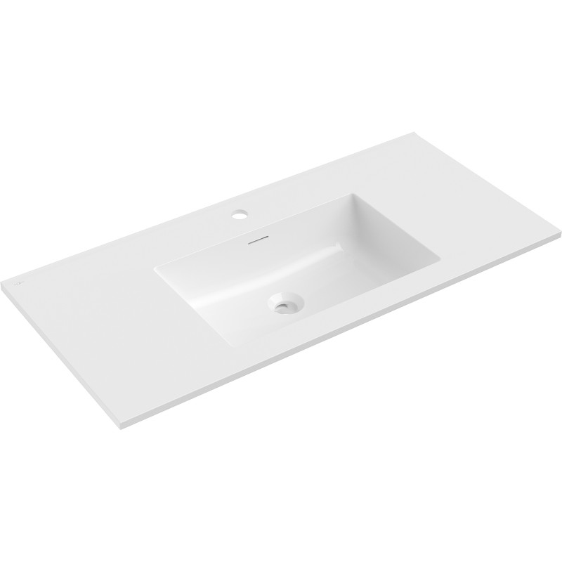 Mexen Otis eingelassene Waschbecken 101 x 46,5 cm, weiß glänzend - 25181000