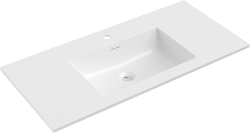 Mexen Otis eingelassene Waschbecken 101 x 46,5 cm, weiß glänzend - 25181000