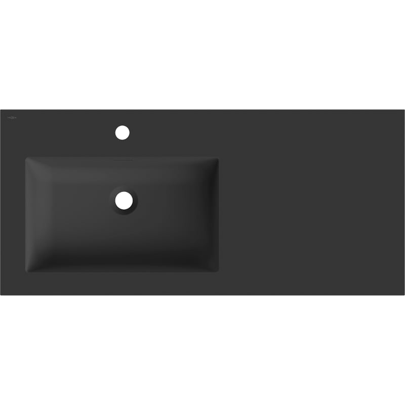 Mexen Otis Einbauwaschbecken links 101 x 46,5 cm, schwarz matt - 25181071L