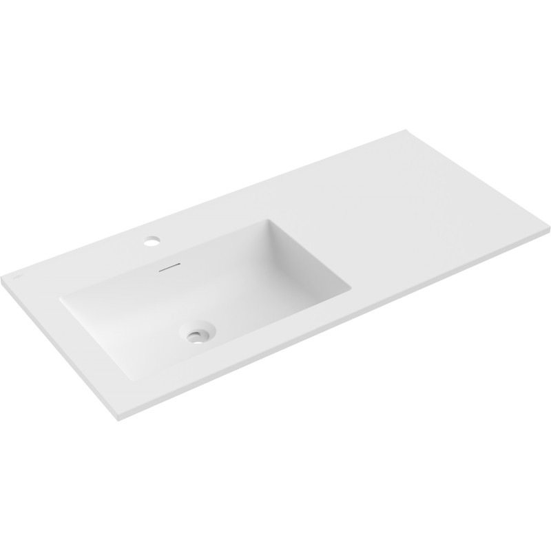 Mexen Otis Einbauwaschbecken links 101 x 46,5 cm, weiß matt - 25181001L
