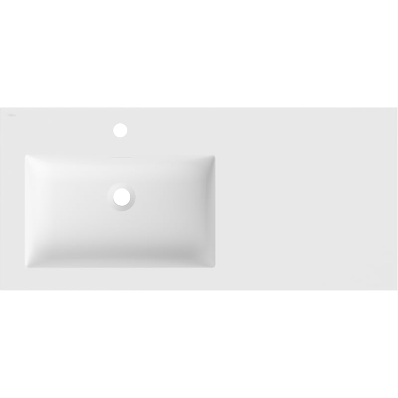Mexen Otis Einbauwaschbecken links 101 x 46,5 cm, weiß matt - 25181001L