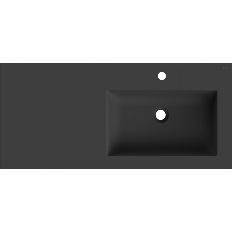 Mexen Otis eingebaute Waschbecken rechts 101 x 46,5 cm, schwarz matt - 25181071P