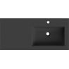 Mexen Otis eingebaute Waschbecken rechts 101 x 46,5 cm, schwarz matt - 25181071P