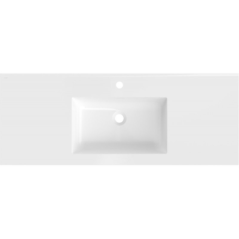 Mexen Otis Einbauwaschbecken 121 x 46,5 cm, glänzend weiß - 25181200
