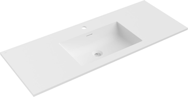 Mexen Otis Unterbauwaschbecken 121 x 46,5 cm, weiß matt - 25181201