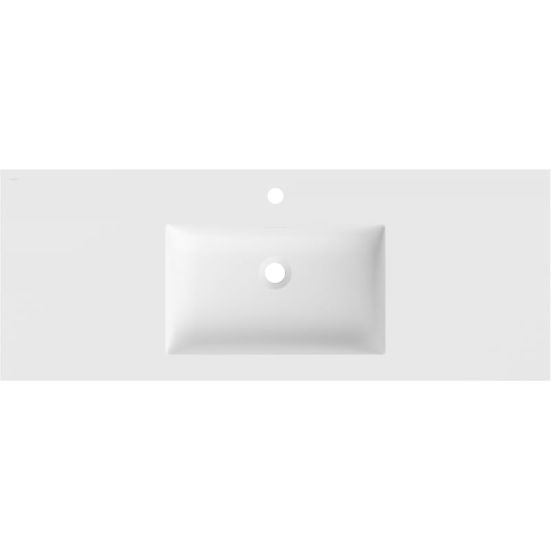 Mexen Otis Unterbauwaschbecken 121 x 46,5 cm, weiß matt - 25181201