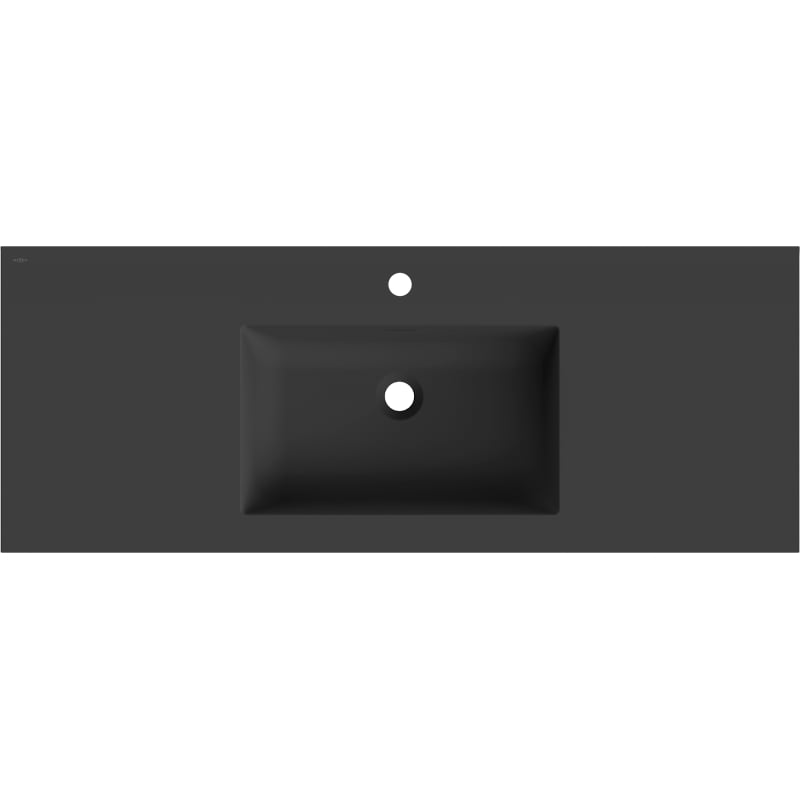 Mexen Otis Einbauwaschbecken 121 x 46,5 cm, schwarz matt - 25181271