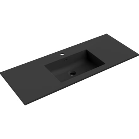 Mexen Otis Einbauwaschbecken 121 x 46,5 cm, schwarz matt - 25181271