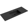 Mexen Otis Einbauwaschbecken 121 x 46,5 cm, schwarz matt - 25181271
