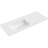 Mexen Otis Einbauwaschbecken links 121 x 46,5 cm, weiß glänzend - 25181200L