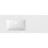 Mexen Otis Einbauwaschbecken links 121 x 46,5 cm, weiß glänzend - 25181200L