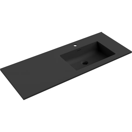 Mexen Otis eingebaute Waschtisch rechte Seite 121 x 46,5 cm, schwarz matt - 25181271P