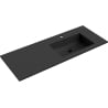 Mexen Otis eingebaute Waschtisch rechte Seite 121 x 46,5 cm, schwarz matt - 25181271P