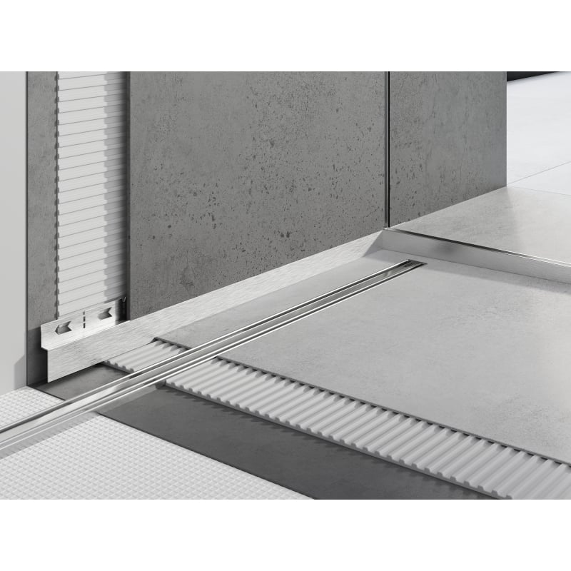 Mexen Line-B Duschbordürenleisten 180 cm, Inox - 181003180U