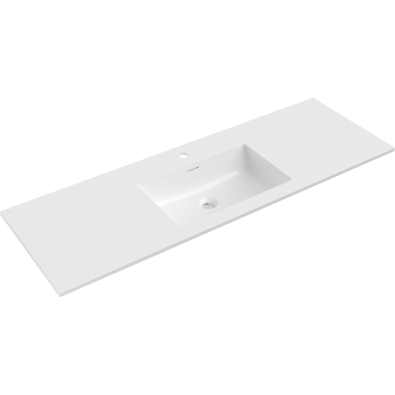 Mexen Otis Unterbauwaschbecken 141 x 46,5 cm, weiß glänzend - 25181400