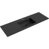 Mexen Otis Einbauwaschbecken 141 x 46,5 cm, schwarz matt - 25181471