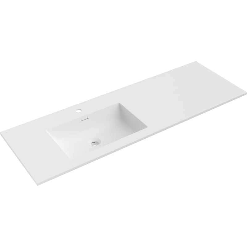 Mexen Otis Einbauwaschbecken links 141 x 46,5 cm, weiß matt - 25181401L