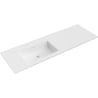 Mexen Otis Einbauwaschbecken links 141 x 46,5 cm, weiß matt - 25181401L