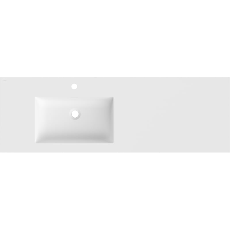 Mexen Otis Einbauwaschbecken links 141 x 46,5 cm, weiß matt - 25181401L