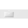 Mexen Otis Einbauwaschbecken links 141 x 46,5 cm, weiß matt - 25181401L