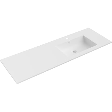 Mexen Otis Einbaubecken rechts 141 x 46,5 cm, weiß matt - 25181401P