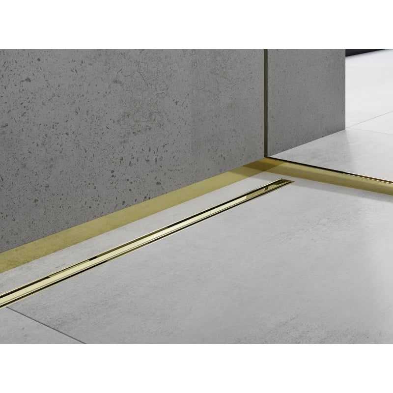 Mexen Line-B vordere Duschrinne 180 cm, gold - 185003180U