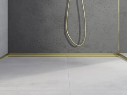 Mexen Line-B vordere Duschrinne 180 cm, gold - 185003180U
