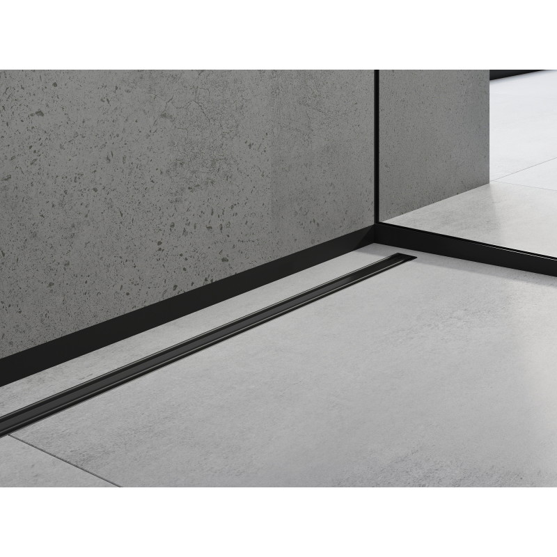 Mexen Line-B Front-Duschwannenschiene 180 cm, schwarz - 187003180U