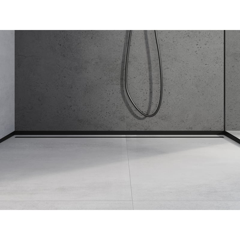 Mexen Line-B Front-Duschwannenschiene 180 cm, schwarz - 187003180U