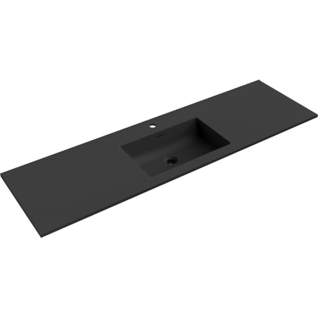 Mexen Otis Einbauwaschbecken 161 x 46,5 cm, schwarz matt - 25181671