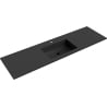Mexen Otis Einbauwaschbecken 161 x 46,5 cm, schwarz matt - 25181671