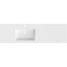 Mexen Otis linksseitig eingebaute Waschbecken 161 x 46,5 cm, weiß matt - 25181601L
